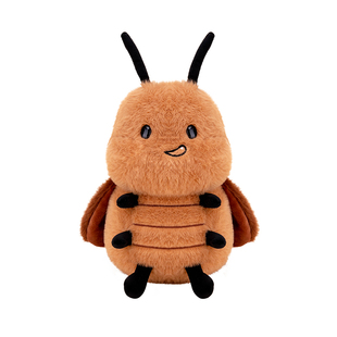 可爱坏笑大蟑螂小强毛绒玩具娃娃玩偶创意公仔搞怪玩偶男儿童玩具