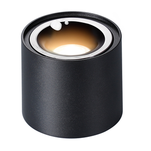 人体感应明装射灯入户门厅过道走廊灯光控一体楼道车库灯感应筒灯