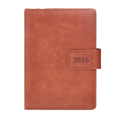 2026效率手册PU皮记事本年历本