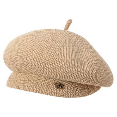 立体定型高定薄款透气画家贝雷帽