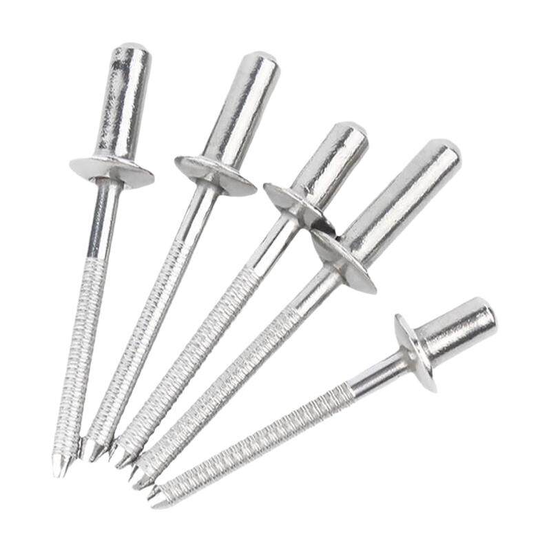 304/316不锈钢封闭型平圆头抽芯铆钉开口型拉钉拉铆钉卯钉M3M4M6