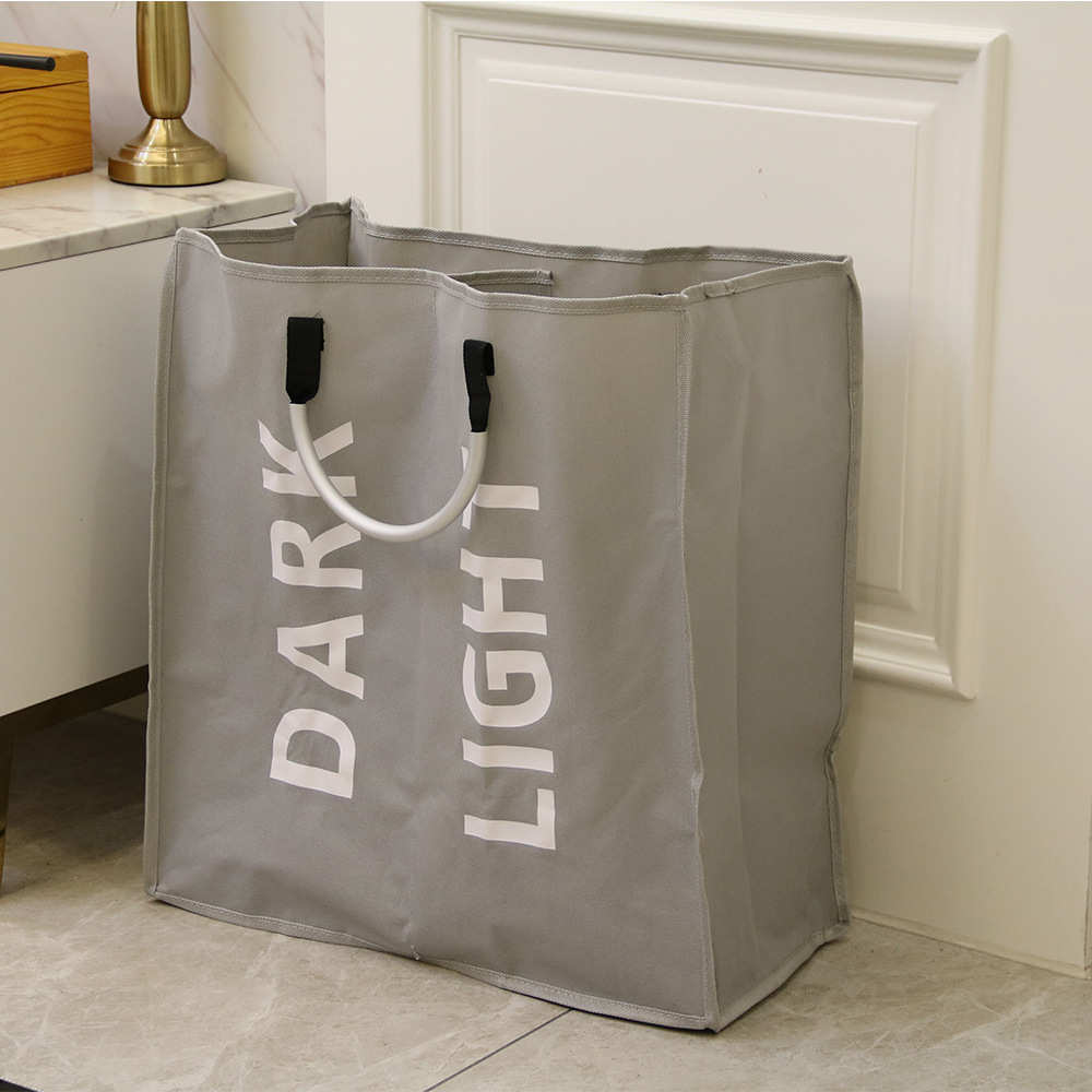 脏衣服收纳筐牛津布便携式折叠收纳袋瑜伽垫收纳大容量手提洗衣篮