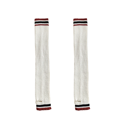 条纹撞色针织袜套y2k腿套