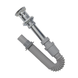 banmell惊艳品质 防堵 带提篮按压弹跳式洗脸面盆台盆下水器套装