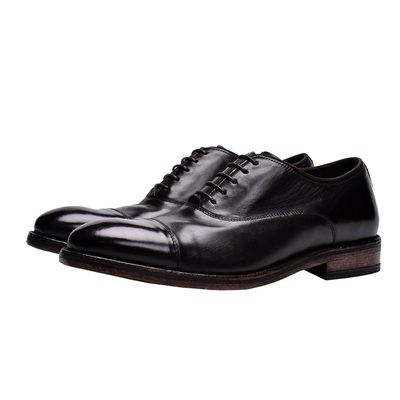 viplander男士皮鞋圆头新郎结婚