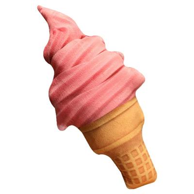 仿真冰淇淋道具抱枕幼儿舞蹈拍照假冰淇淋毛绒玩具靠枕小孩玩偶