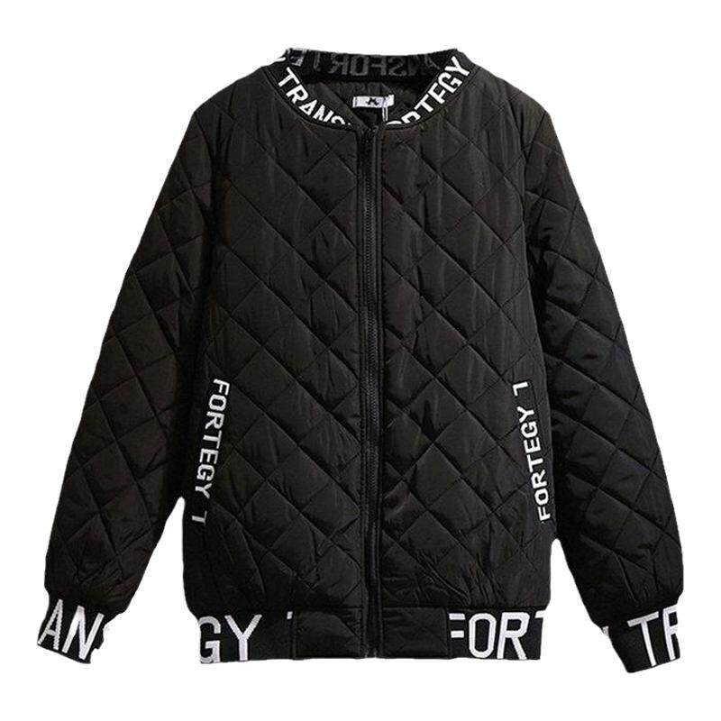 300斤胖mm韩版休闲棒球棉服冬季