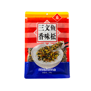 mishima三岛三文鱼香味松100g拌饭料海苔碎日式饭团配料寿司材料