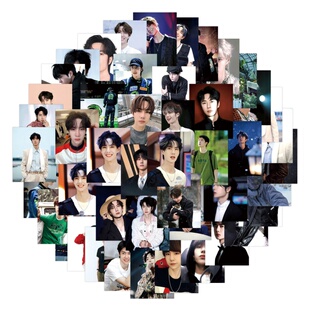 60张明星周边海报王一博明星贴纸颜值高ins装饰笔记本头盔相框画手账水杯电瓶车门窗iPad音响手机DIY遮瑕贴纸