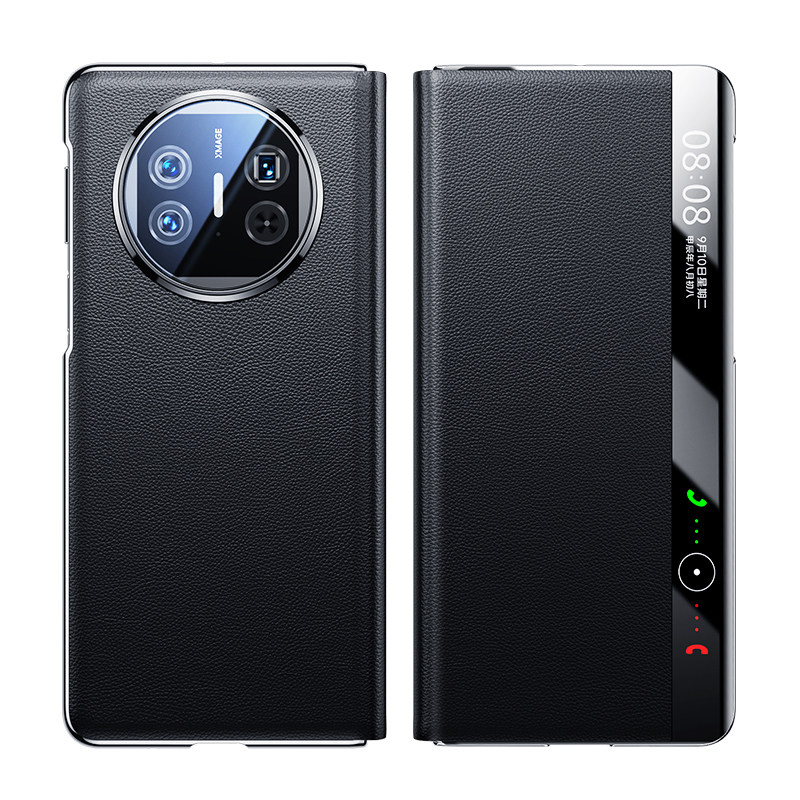 顺丰正常发华为matex5真皮磁吸壳