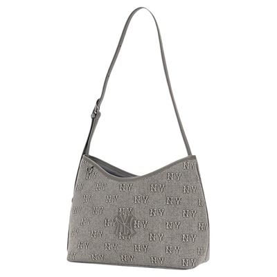 MLBNY老花大容量斜挎水桶包