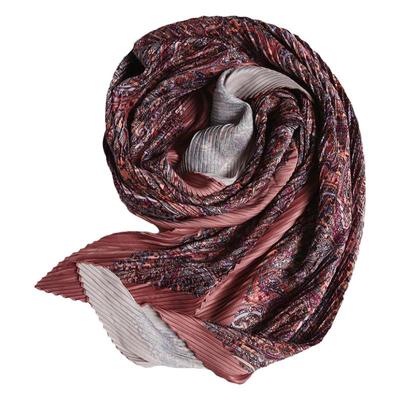 APCSHOP春夏风风琴褶皱女大丝巾