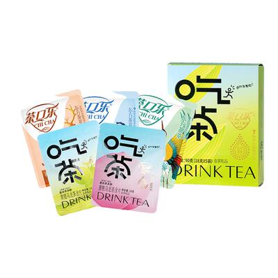 茶口乐无蔗糖清新口气茶含片