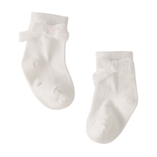 [7A抗菌]儿童袜子女童甜美地板袜女婴儿秋冬加厚童袜防滑宝宝棉袜
