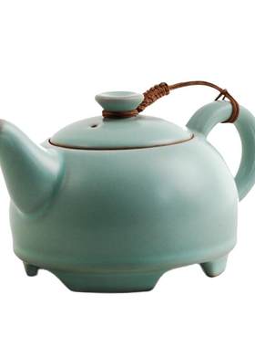 东道汝窑功夫茶具套装高档