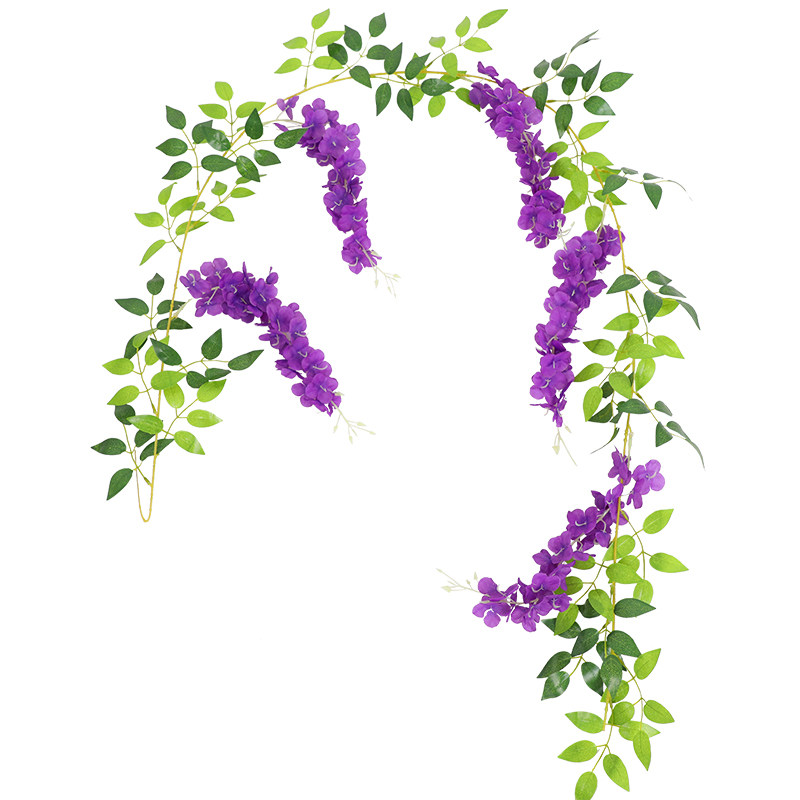仿真紫藤花假花藤条装饰花婚庆花