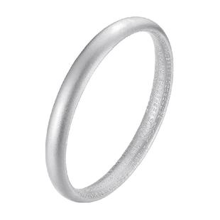 臻汇银纯银古法手镯女足银999素镯妈妈款铭文镯子银饰生日礼物