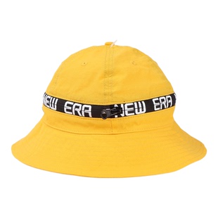 NEW ERA正品男女同款情侣夏季全棉拉链圆顶渔夫帽BUCKET走边帽
