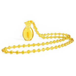 水晶琉璃楞严咒吊坠葫芦瓶花瓶挂件男女饰品复古民族风项链挂绳