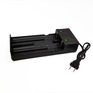 26800/21700锂电池快充401350A串联多功能充电器双槽 可当充电宝