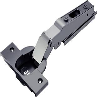 钜业1.0mm厚钢制静音液压缓冲铰链三段力全阻尼二维调节木门合页