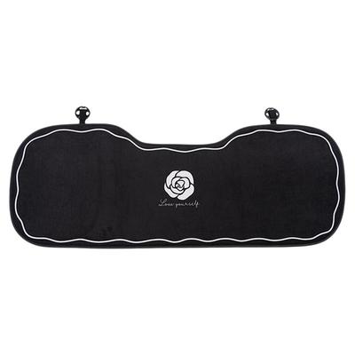 汽车座垫冬季坐垫车垫女士秋冬天座套短绒毛垫座套车内可爱山茶花