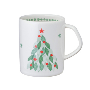 英国denby丹碧圣诞树马克杯陶瓷咖啡杯英式茶杯新款高级轻奢礼物