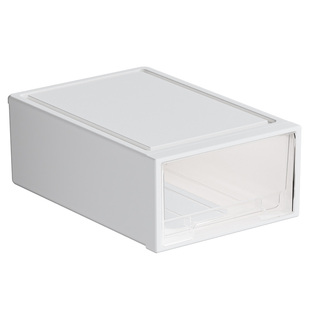 收纳箱抽屉式入户玄关门口钥匙杂物摆件透明家用桌面储物收纳盒子