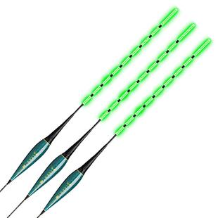 高亮全绿阴天尾咬钩变色日夜两用夜光漂高灵敏鲫鲤鱼临湘夜钓浮漂