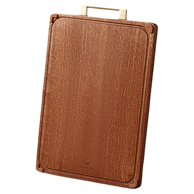 双枪菜板乌檀木整木砧板防霉抗菌