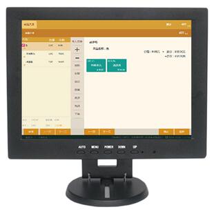 10.4寸12寸液晶电脑显示器监控一体机高清电容阻触摸HDMI bnC IPS