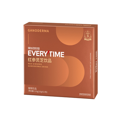 【自营】EVERYTIME红参灵芝饮品210g正官庄