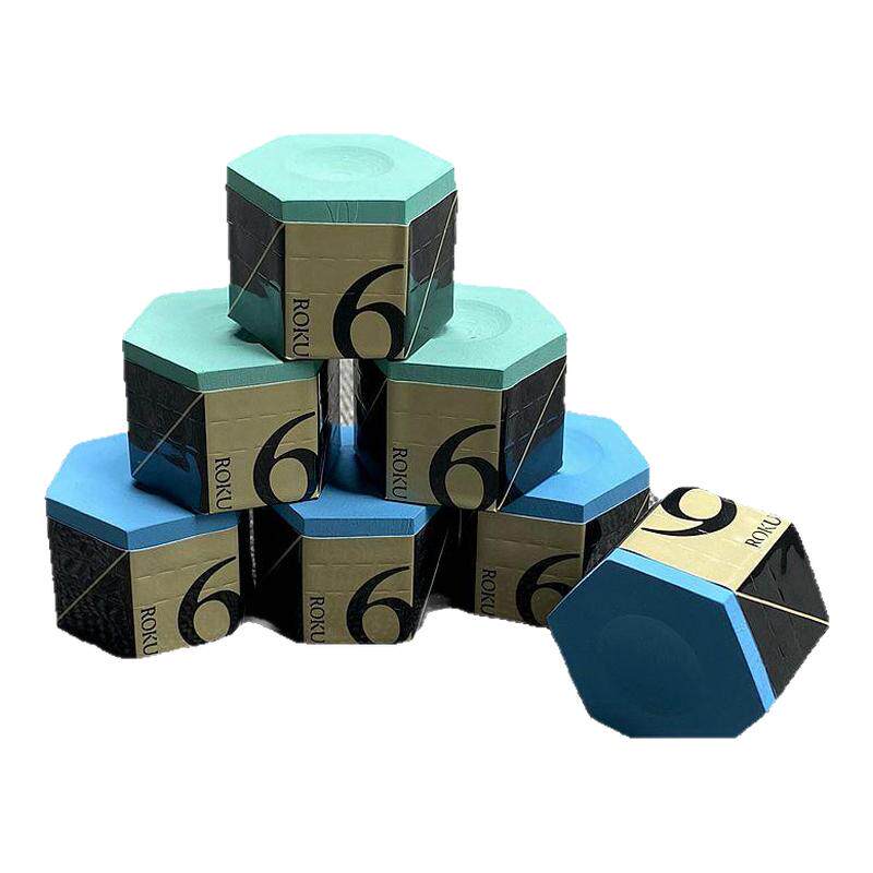 日本原装KAMUI卡姆新款六角巧克粉 九球斯诺克专业高端台球枪粉