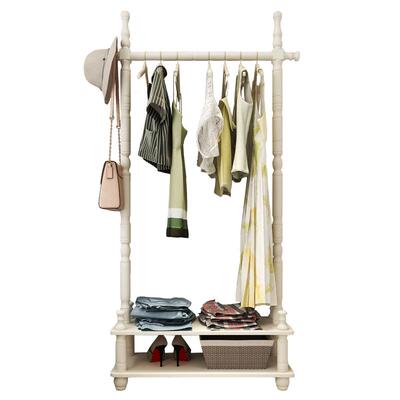 落地式实木衣帽架衣架卧室省空间