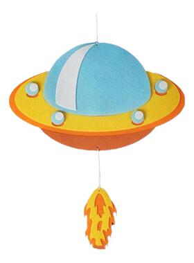 幼师口袋太空系列无纺布双面挂饰