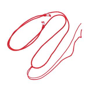 细款二珠项链绳DIY手工编织蜡皮绳儿童水晶挂件绳玉器吊坠红黑绳