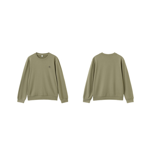 快鱼德绒打底衫男2025年冬新款休闲百搭圆领卫衣简约时尚长袖上衣