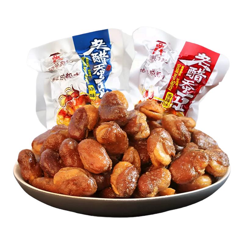 百年吴府记办公室零食解馋巨好吃的老醋蚕豆休闲小零食小吃食品