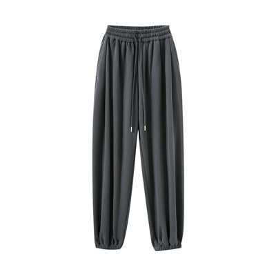 蜜略大码胖mm遮肉显瘦运动休闲裤