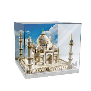 LYB适用乐高泰姬陵10256亚克力透明一体防尘罩子展示盒模型收纳盒