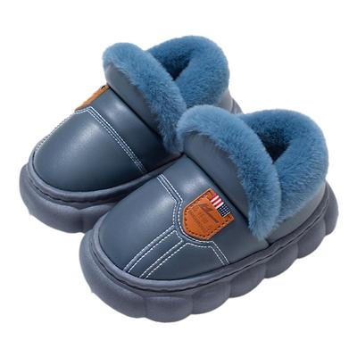 中大童包跟保暖家居亲子毛毛棉鞋