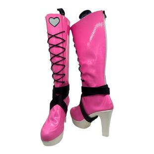 cosplay鞋子靴精灵高中Draculaura怪物德库莱拉cos鞋定制二次元