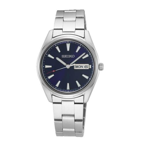 【全新清仓】SEIKO精工手表男蓝宝石镜面夜光指针100m防水男表