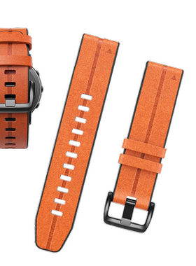 真皮表带适用于Garmin佳明fenix3 fenix5x fenix6X 935 945 S62
