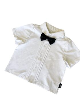 洋气男童西装套装夏季帅气宝宝马甲衬衫短裤夏装周岁宴礼服抓周潮