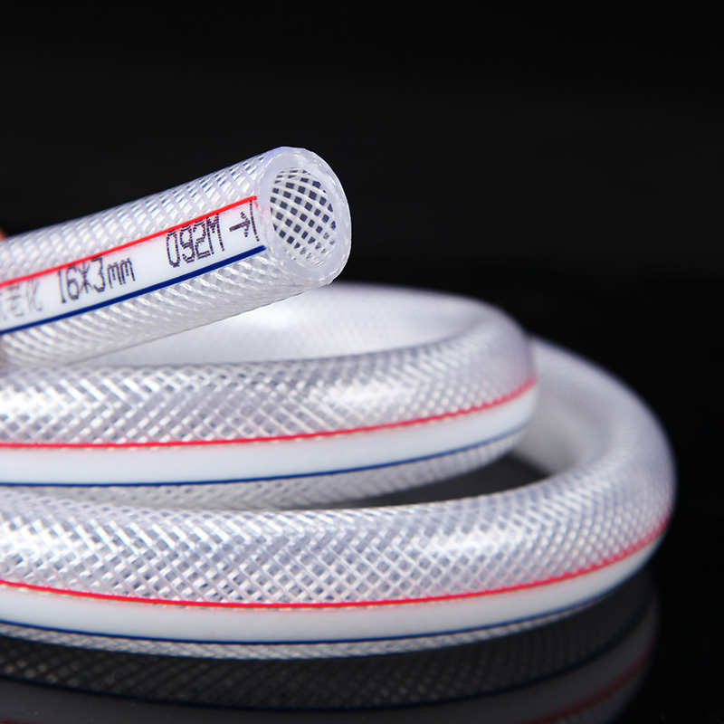 塑料蛇皮水管透明PVC高压洗车防爆加厚4分6分1寸家用防冻浇水软管