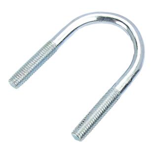 国标镀锌碳钢U型螺栓u形加长螺丝杆水管卡扣管夹抱箍M6M8M10M12mm