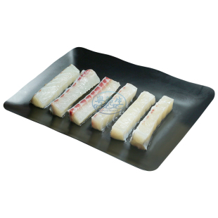 中山东升特产脆皖鱼肉条腩条现切火锅冷冻新鲜脆肉鲩鱼生鲜菜品