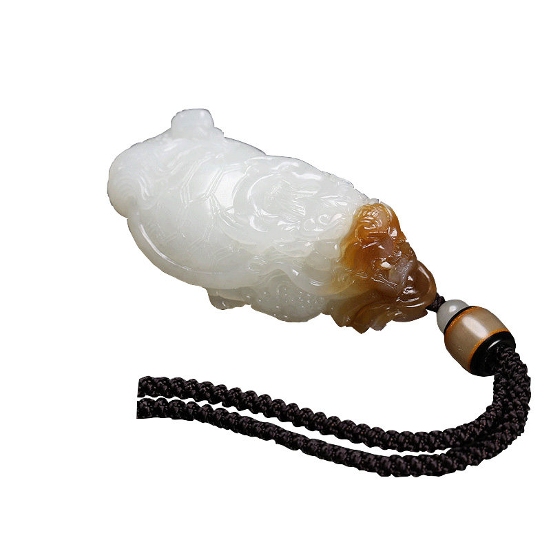 昆玉谣和田玉吊坠龙龟质地细腻