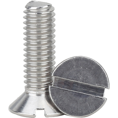 一字沉头螺丝钉304不锈钢GB68螺栓M5M6*8x10x14x16x20x40x50x60mm